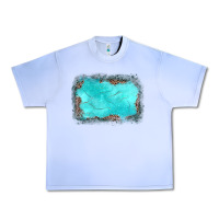 Grape Ice gemstone turquoise leopard background Urban Heavy Tee - JahusDesignShop