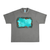 Tornado gemstone turquoise leopard background Urban Heavy Tee - JahusDesignShop