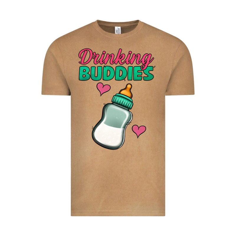 Drinking Buddies Baby Bottle Vintage Tee by Jasminsmagicworld | Teevron