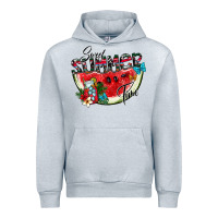 Heather Grey sweet summer time Urban Hoodie - SublimationCraftShop