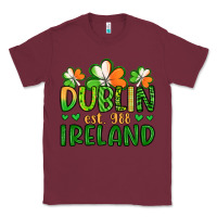 Burgundy dublin ireland st patrick s day Classic Tee - Artiststas