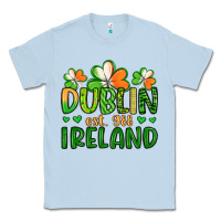 Dusty Blue dublin ireland st patrick s day Classic Tee - Artiststas