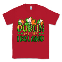 Red dublin ireland st patrick s day Classic Tee - Artiststas