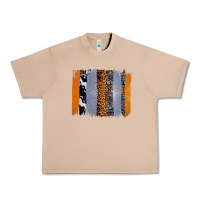 Burro Western Cowhide Glitter Aztec Leopard Pattern Brushstroke Urban Heavy Tee - Bettercallsaul