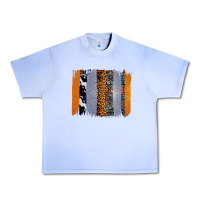Grape Ice Western Cowhide Glitter Aztec Leopard Pattern Brushstroke Urban Heavy Tee - Bettercallsaul