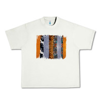 Pistachio Western Cowhide Glitter Aztec Leopard Pattern Brushstroke Urban Heavy Tee - Bettercallsaul