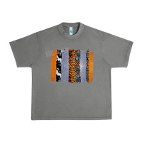 Tornado Western Cowhide Glitter Aztec Leopard Pattern Brushstroke Urban Heavy Tee - Bettercallsaul