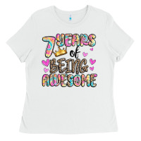 7 Years Of Being Awesome Ladies Tee | Teevron