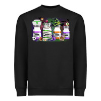 Black nurse medicine bottles Heavyweight Sweatshirt - CowGirlArtShop