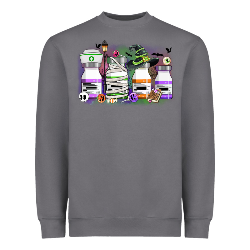 Nurse Medicine Bottles Heavyweight Sweatshirt by CowGirlArtShop | Teevron