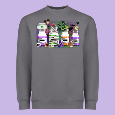 Nurse Medicine Bottles Heavyweight Sweatshirt Designed By Cowgirlartshop
