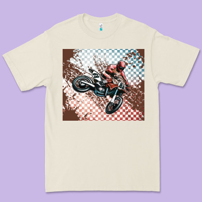 Born To Ride Dirty Bikes Premium Tee Designed By Maliassmallbusiness