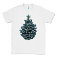 White Colorado Blue Spruce Classic Tee - RanaPortraitStore