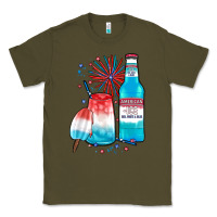Army Green th of july drinks, american ice Classic Tee - JahusDesignShop