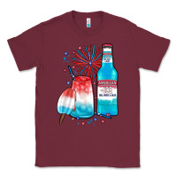 Burgundy th of july drinks, american ice Classic Tee - JahusDesignShop