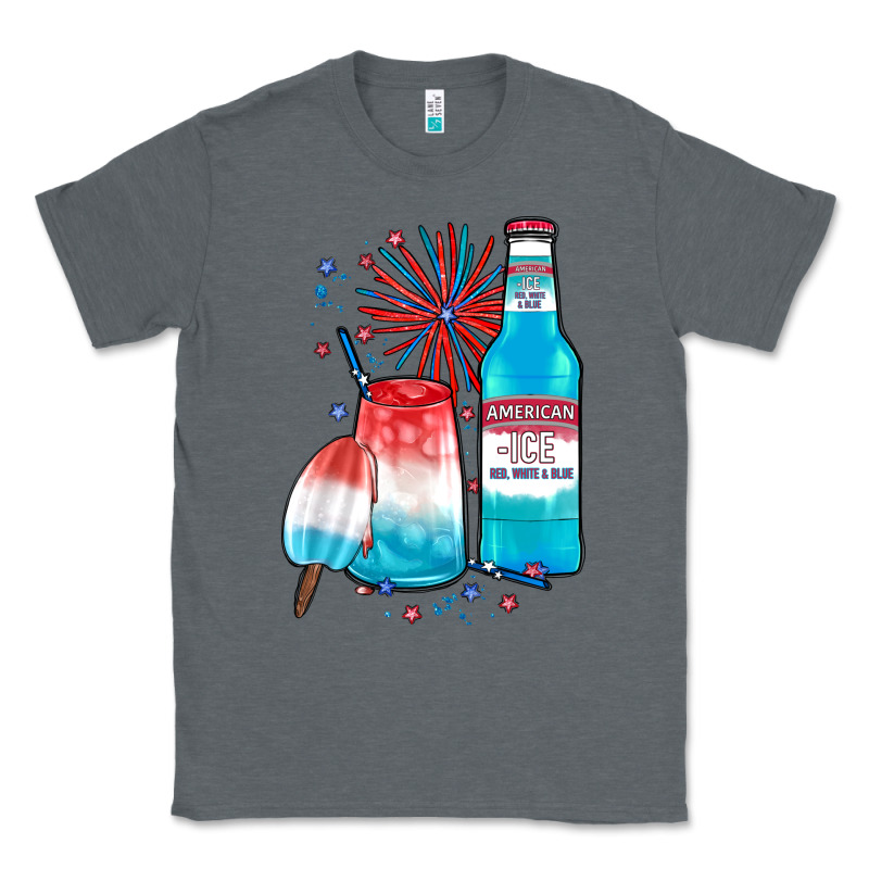 Th Of July Drinks, American Ice Classic Tee by JahusDesignShop | Teevron