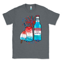 Charcoal Heather th of july drinks, american ice Classic Tee - JahusDesignShop