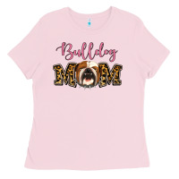 Bubblegum Pink Bulldog Mom Ladies Tee - Jasminsmagicworld