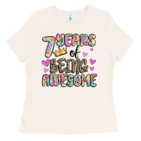 Bone 7 years of being awesome Ladies Tee - MaliasSmallBusiness