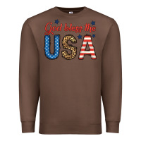 Chestnut god bless the usa Premium Sweatshirt - BundleAndBundleShop
