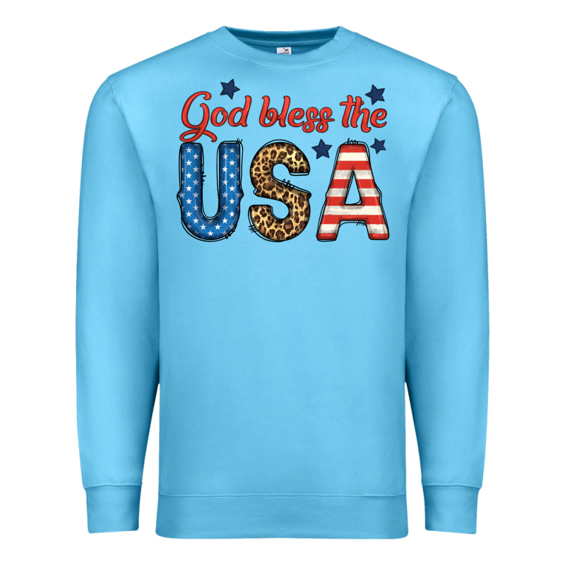 God Bless The Usa Premium Sweatshirt by BundleAndBundleShop | Teevron