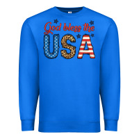 True Royal god bless the usa Premium Sweatshirt - BundleAndBundleShop