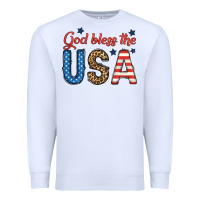 White god bless the usa Premium Sweatshirt - BundleAndBundleShop