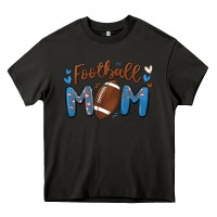 Asphalt football mom Heavy Core Tee - MaliasSmallBusiness