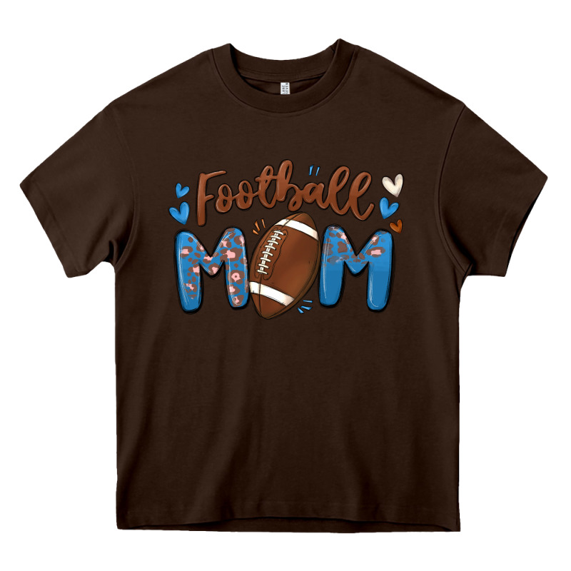 Football Mom Heavy Core Tee by MaliasSmallBusiness | Teevron