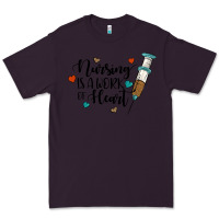 Plum nursing i̇s a work of heart Premium Tee - JahusDesignShop