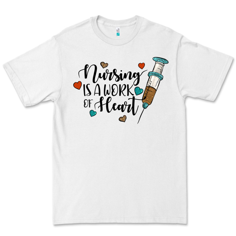 Nursing İs A Work Of Heart Premium Tee by JahusDesignShop | Teevron