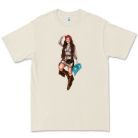 Bone western cowgirl Premium Tee - NancyCooperArtShop