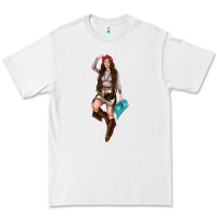 White western cowgirl Premium Tee - NancyCooperArtShop