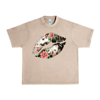 French Oak Cowhide And Flowers Lips Urban Heavy Tee - Bettercallsaul