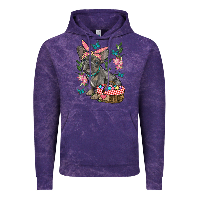 Easter French Bulldog Vintage Hoodie by RanaPortraitStore | Teevron