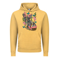 Vintage Mustard easter french bulldog Vintage Hoodie - RanaPortraitStore