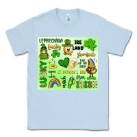 Dusty Blue st patrick's day Classic Tee - Artiststas