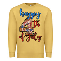 Antique Gold happy 4th of july Premium Sweatshirt - BundleAndBundleShop