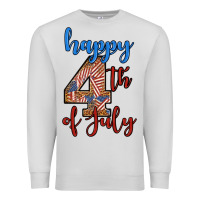 Dove Grey happy 4th of july Premium Sweatshirt - BundleAndBundleShop