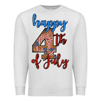 Oatmeal Heather happy 4th of july Premium Sweatshirt - BundleAndBundleShop
