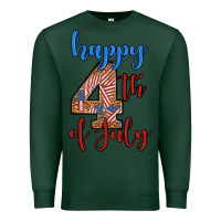 Sports Green happy 4th of july Premium Sweatshirt - BundleAndBundleShop