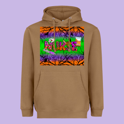 Halloween Nurse Tumbler Heavyweight Hoodie Designed By Bundleandbundleshop