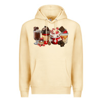 Pina Colada Chocolate Love Coffee Cups Premium Hoodie - FaDigitalArtStudio