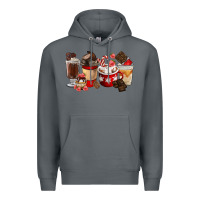 Rock Chocolate Love Coffee Cups Premium Hoodie - FaDigitalArtStudio