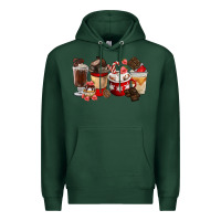 Sports Green Chocolate Love Coffee Cups Premium Hoodie - FaDigitalArtStudio