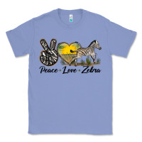 Colony Blue peace love zebra Classic Tee - LillyAllenDesigns