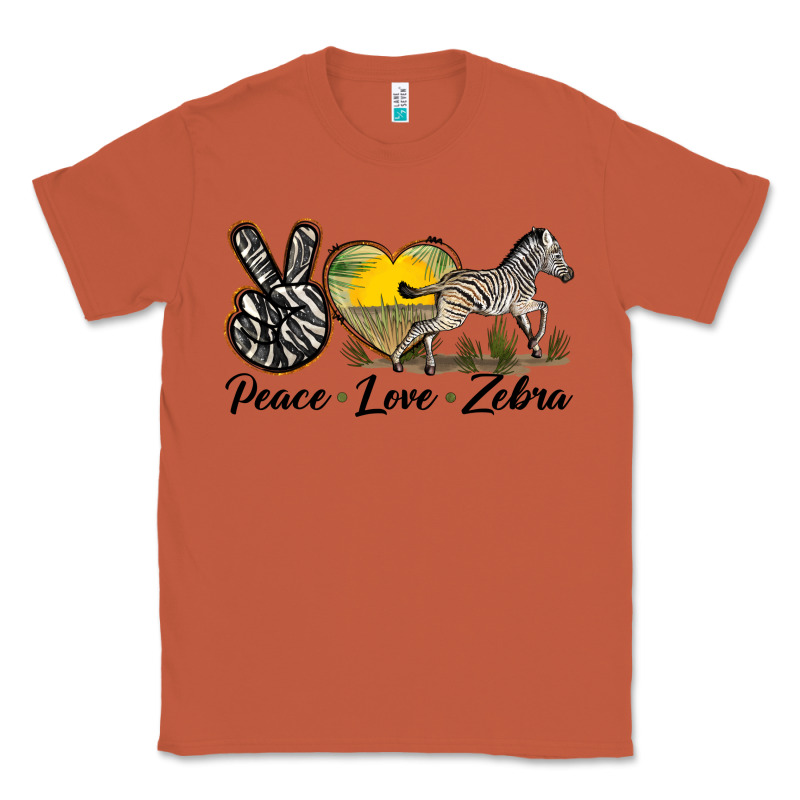 Peace Love Zebra Classic Tee by LillyAllenDesigns | Teevron