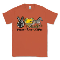 Copper peace love zebra Classic Tee - LillyAllenDesigns
