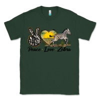 Sports Green peace love zebra Classic Tee - LillyAllenDesigns