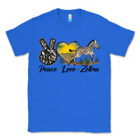 True Royal peace love zebra Classic Tee - LillyAllenDesigns